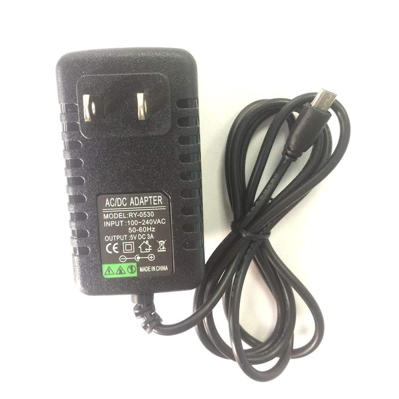  [AUSTRALIA] - EZ-FIT Raspberry pi Power Supply 5V 3A Raspberry Pi 2,Pi 3,Pi 3 B+ Power Supply/Adapter Micro USB Plug Charger