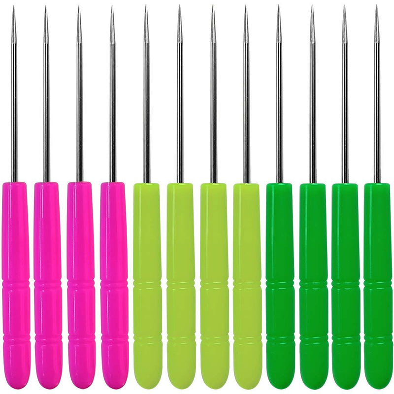  [AUSTRALIA] - 12 Pcs Sugar Stir Needle Scriber Needle Biscuit Icing Pin DIY Baking Pin Stainless Steel Pin Icing Sugarcraft Cake Decorating Needle Tool