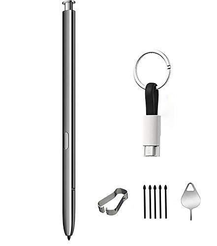 Galaxy Note 20 Stylus Pen Replacement, Stylus Touch S Pen for Samsung Galaxy Note 20 Note 20 Ultra 5G (Without Bluetooth) with Micro USB to Type-c Charger Cable+Tips/Nibs+Eject Pin (Gray) Gray - LeoForward Australia