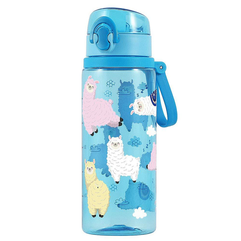  [AUSTRALIA] - Home Tune Cute Water Bottle for School Kids Girls, Soft Silicone Spout & BPA Free Tritan & Leak Proof One Click Open Flip Top & Easy Clean & Soft Carry Loop, 24oz / 700ml Alpaca