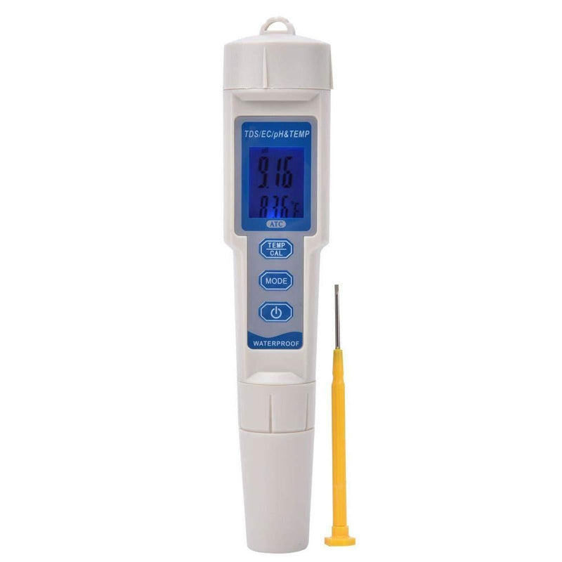 Water Quality Tester 4in1 PH/EC/TDS/Temperature Water Quality Monitor for Food Processing Drinking Water Monitor - LeoForward Australia