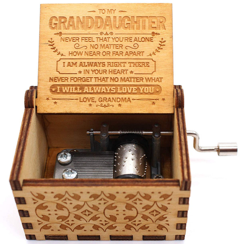  [AUSTRALIA] - Lastsummer You are My Sunshine Music Box – Gift from Grandma to Granddaughter – 1 Set(wi)