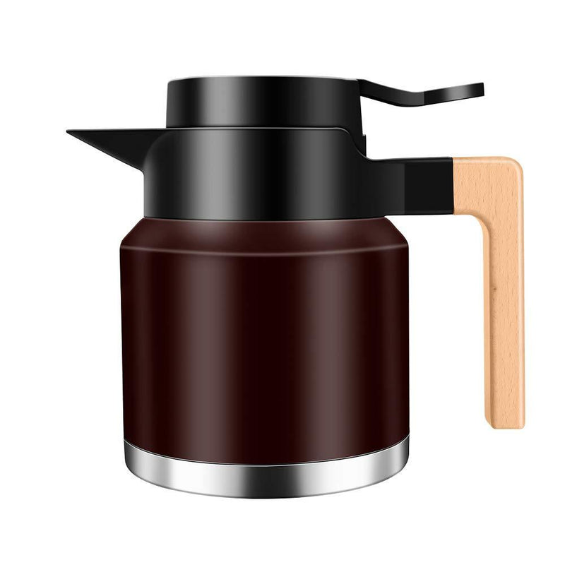  [AUSTRALIA] - RUNJI Coffee Carafe,Stainless steel thermos carafes, Double Wall Vacuum Insulated，Non-Slip Silicone Base Fuchsia (28OZ) 28.0 ounces