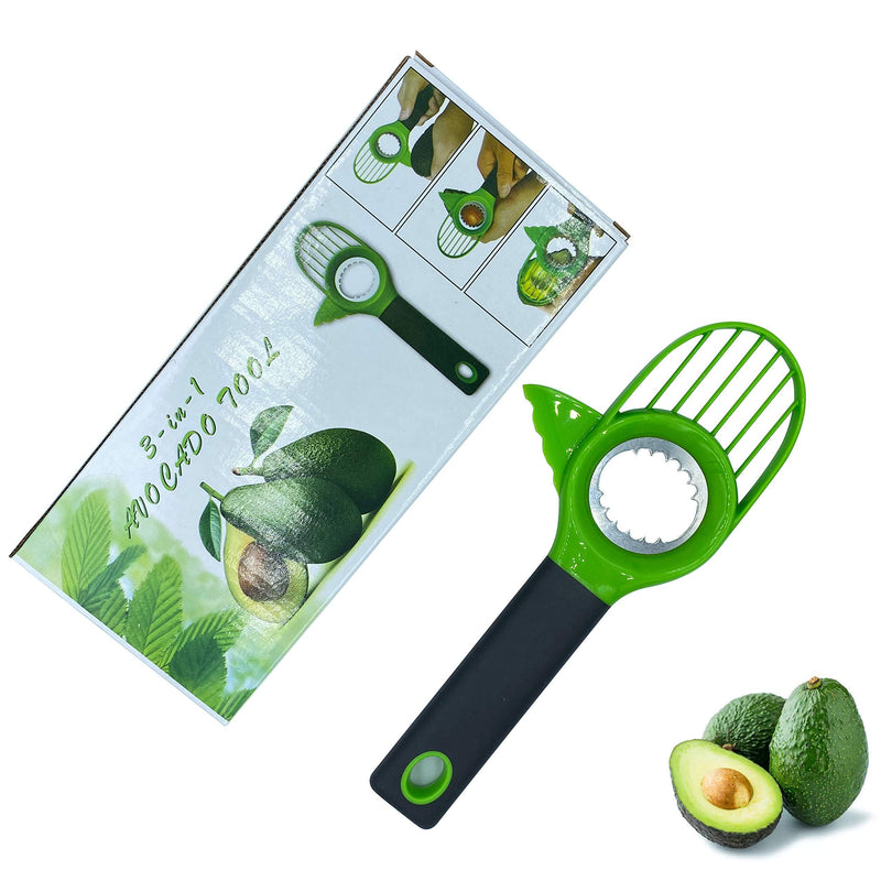  [AUSTRALIA] - Avocado Peeler-Avocado Slicer-Avocado Cutter Fruit-3 In 1 Vegetable Peeler Kitchen Tools