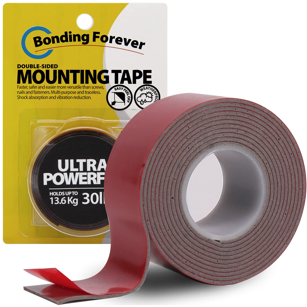 [AUSTRALIA] - Bonding Forever Ultra Powerful Double Sided Tape | Foam Tape | Double Sided Adhesive Tape | Mounting Tape | 0.045" X 1" X 60" X 1EA 1 Pack