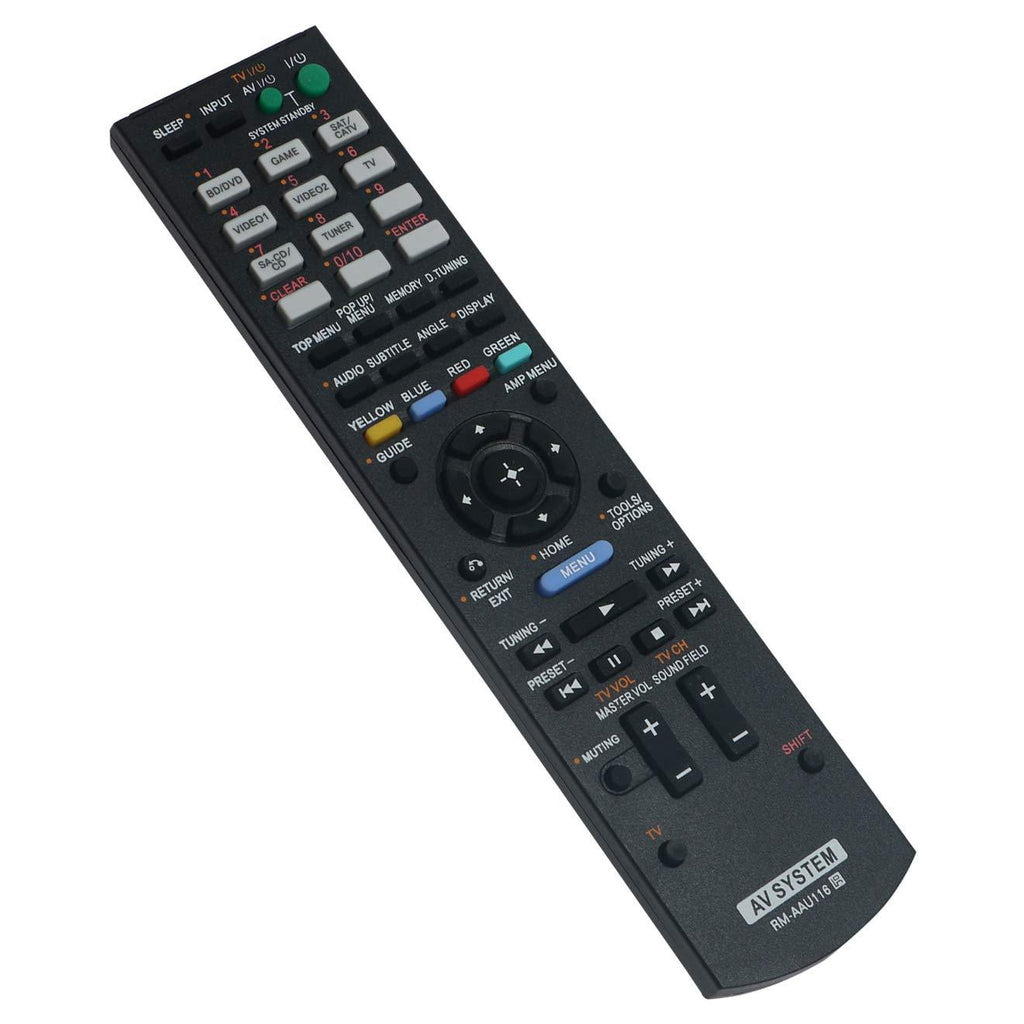 RM-AAU116 Replace Remote Control fit for Sony AV Receiver Home Theater System Audio HT-DDW3500 SS-CNP3500 SS-MSP3500 SS-SRP3500 SS-WP3500 STR-DH520 STR-DH710 STR-DH750 STR-DH830 STR-DN850 STR-K3500SW - LeoForward Australia