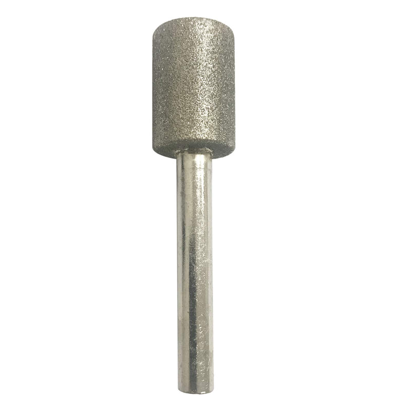  [AUSTRALIA] - NGe 1 Pcs 18mm Cylinder Head Diamond Coated Mounted Points Grinding Bit - 6mm Shank 6x18mm
