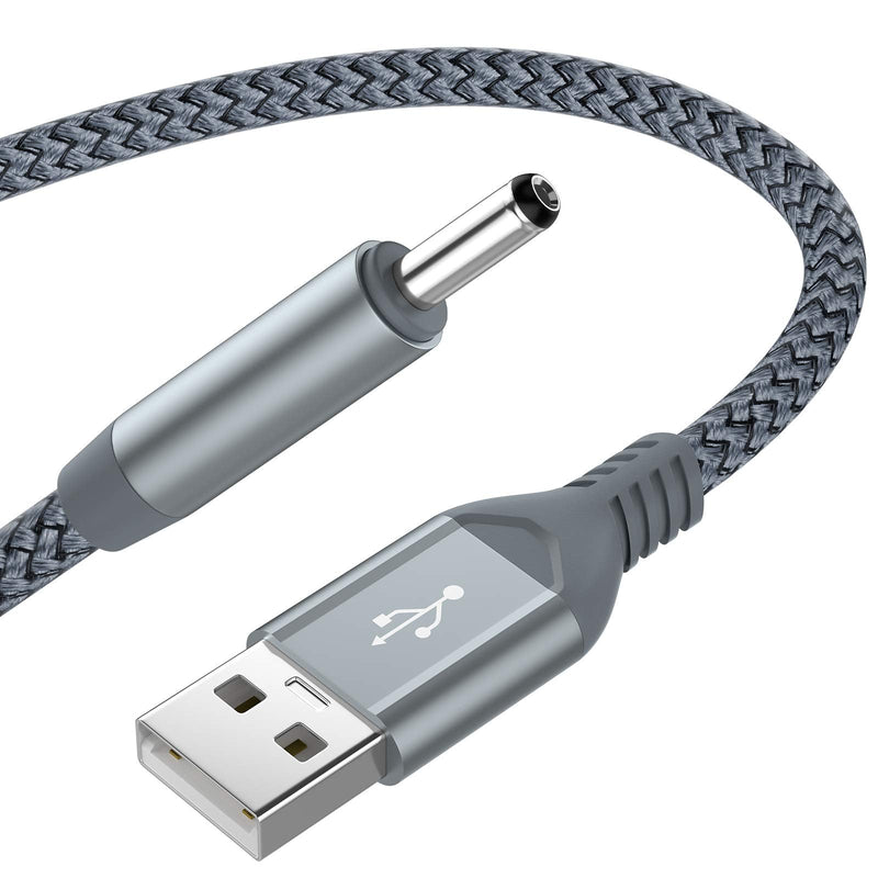  [AUSTRALIA] - 6.6FT 5V USB to DC 3.5mm x 1.35mm Plug Charging Cable Replacement Charger Cord for Foreo Luna/Luna2/Luna3/Luna Mini/Luna Mini 2/FOREO ISSA Series E-Toothbrush,USB Hub,Mini Speaker,USB Fan,Table Lamp
