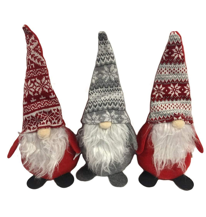  [AUSTRALIA] - Christmas House Decor Holiday Gnomes, 14 inches (Set of 3)