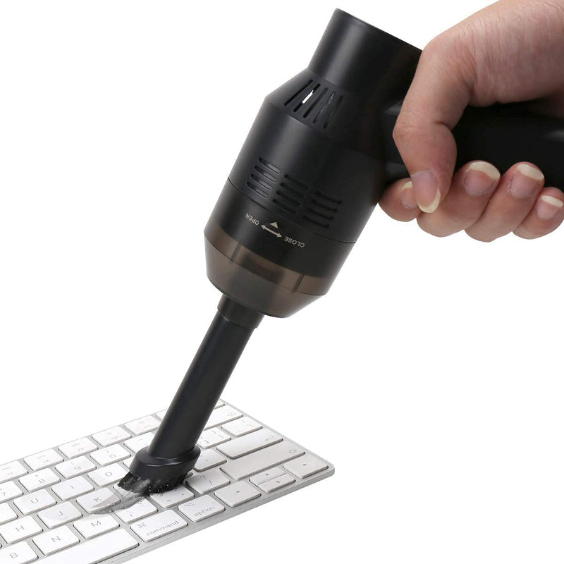  [AUSTRALIA] - Honlibey Upgraded Mini Keyboard Vacuum,Tiny Cordless Computer Vacuum Cleaner Electronics Laptop Vacuum, USB Rechargeable Tiny Vacuum Dust Kit for Desktop, PC, Sofa, Car, Pet House