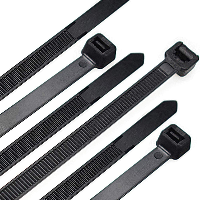  [AUSTRALIA] - Zip Ties Heavy Duty 22 Inch Strong Large UV Resistant Black Cable Zip Ties 50 pack Environmentally friendly Industrial quality Uses 4 latches with 160 Pounds Tensile Strength 22inch black