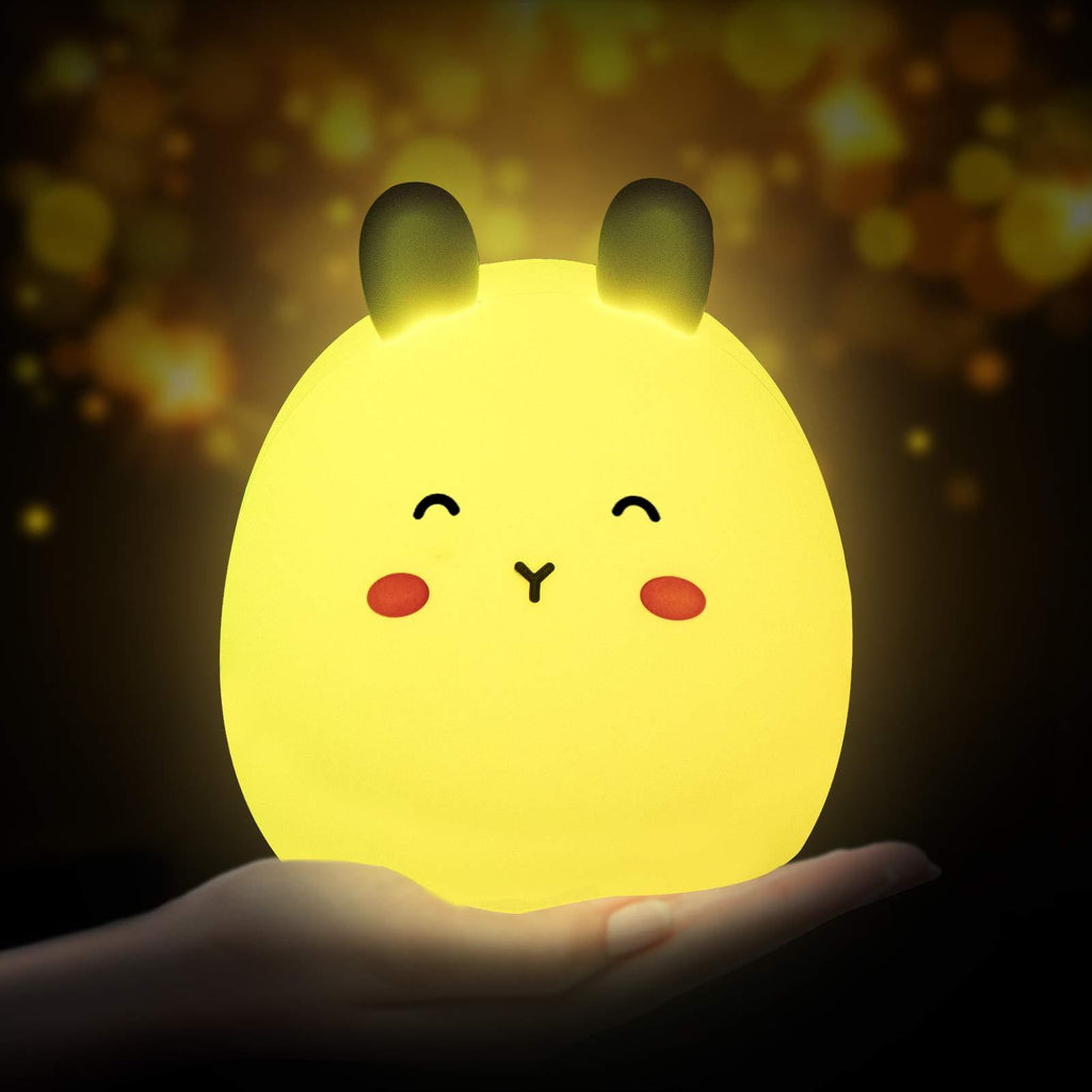  [AUSTRALIA] - Maylai Kids Night Light - Cute Touch Sensor Bunny lamp,Variable Color and Adjustable Brightness,Suitable for Babies,Toddlers and Adults, for Birthday Christmas Children's Day