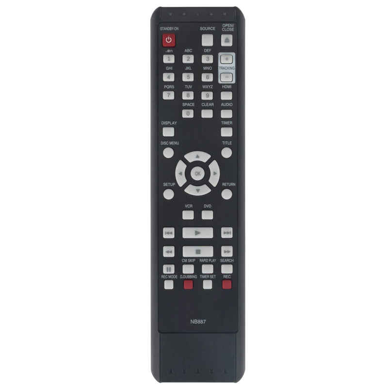 NB887UD NB887 New IR Remote for Magnavox Digital Video Disc Recorder & Video Cassette Recorder ZV427MG9 RZV427MG9 ZV427MG9A RZV427MG9A ZV427MG9B MDR161V/F7 Remote - LeoForward Australia