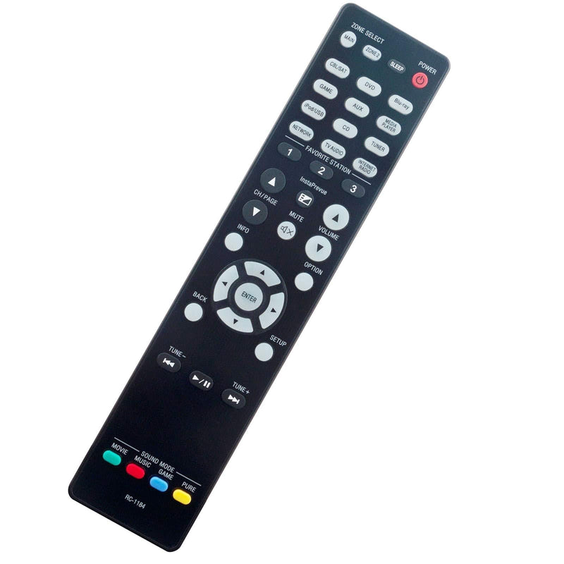 AIDITIYMI RC-1184 New IR Remote for Denon Integrated Network AV Receiver AVR-X3000 AVR-X3000W Remote - LeoForward Australia