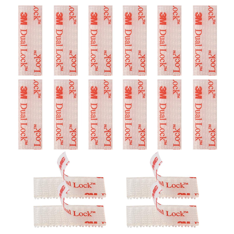  [AUSTRALIA] - 16 Pcs EZ Pass/IPass/IZoom Toll Tag Mounting Kit - Reclosable Fastener Peel and Stick Adhesive Dual Lock Tape Strips 16