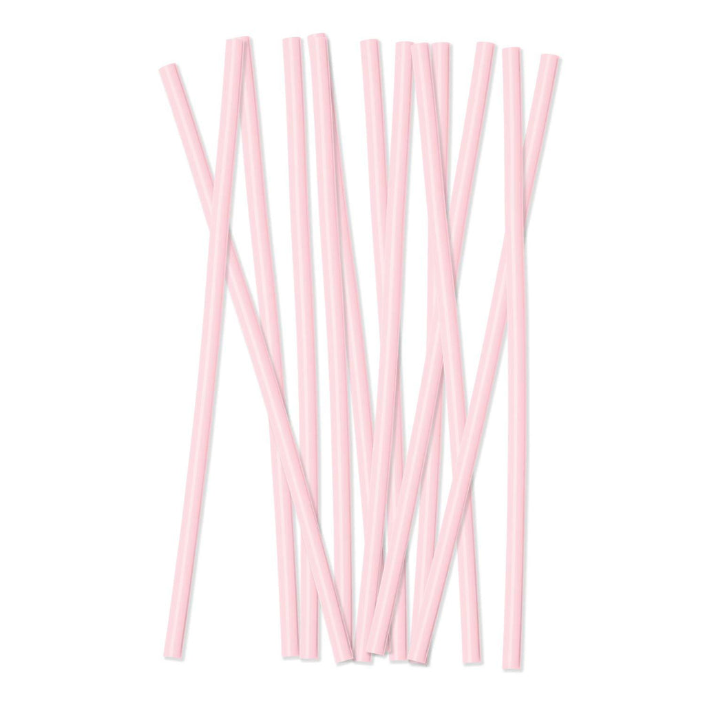  [AUSTRALIA] - Simple Modern Reusable Plastic Straw 12 Pack for Classic, Voyager, Cruiser and Scout Tumblers and Travel Mugs - Blush Pink 12 Pack - Blush