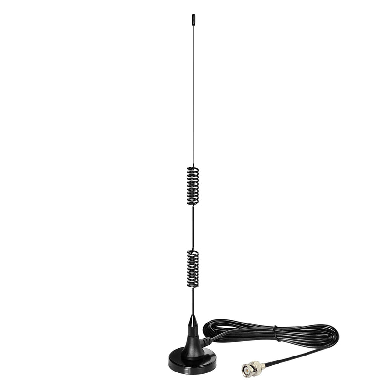  [AUSTRALIA] - Bingfu 20-1300MHz Police Scanner Antenna Radio Scanner Magnetic Base Antenna HF VHF UHF Two Way Ham Radio BNC Male Antenna Compatible with Uniden Bearcat Whistler Radio Shack Police Radio Scanner BNC Antenna