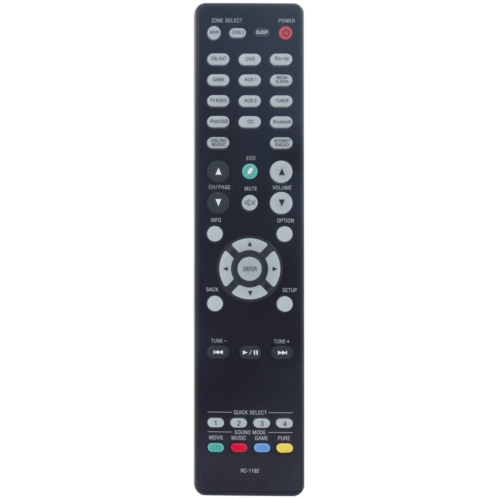 RC1192 RC-1192 Replacement Remote Control for Denon AV Audio/Video Receiver AVR-X2200W AVR-S910W AVR-X5200W AVR-X3300W AVR-X3100W AVR-X2100W AVR-X3200W AVR-S900W AVRS900W AVRX2200W AVRS910W AVRX5200W - LeoForward Australia