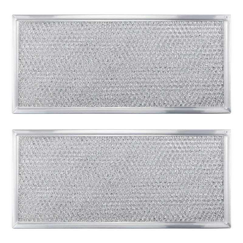  [AUSTRALIA] - Beaquicy W10208631A Microwaves Grease Filter Approx. 13" x 6"- Replacement for Whirlpool GE Microwaves - Pack of 2 2-Pack