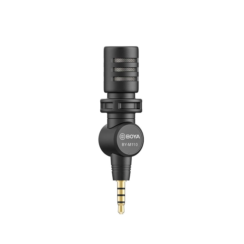  [AUSTRALIA] - BOYA M110 Mini Omnidirectional 3.5mm TRRS Condenser Microphone for Android iPhone Smartphone Laptop Tablet Vlogging Broadcast Facebook Video Recording