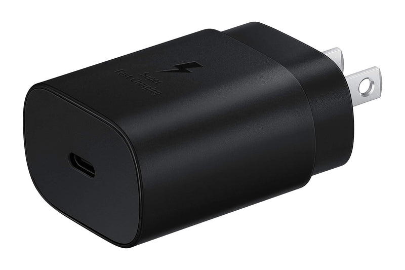  [AUSTRALIA] - Samsung 25W USB-C Super Fast Charging Wall Charger (USB-C Cable is NOT included)- Black (US Version with Warranty)