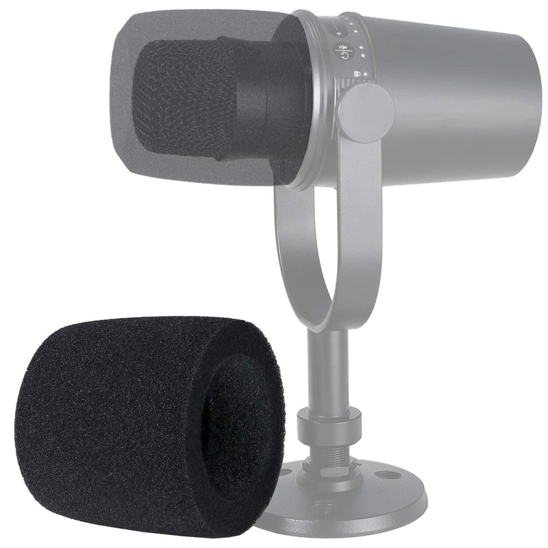  [AUSTRALIA] - Microphone Pop Filter Compatible with Shure MV7 Microphone - Mic Foam Windscreen Cover for MV7 Microphone to Blocks Out Plosives by YOUSHARES