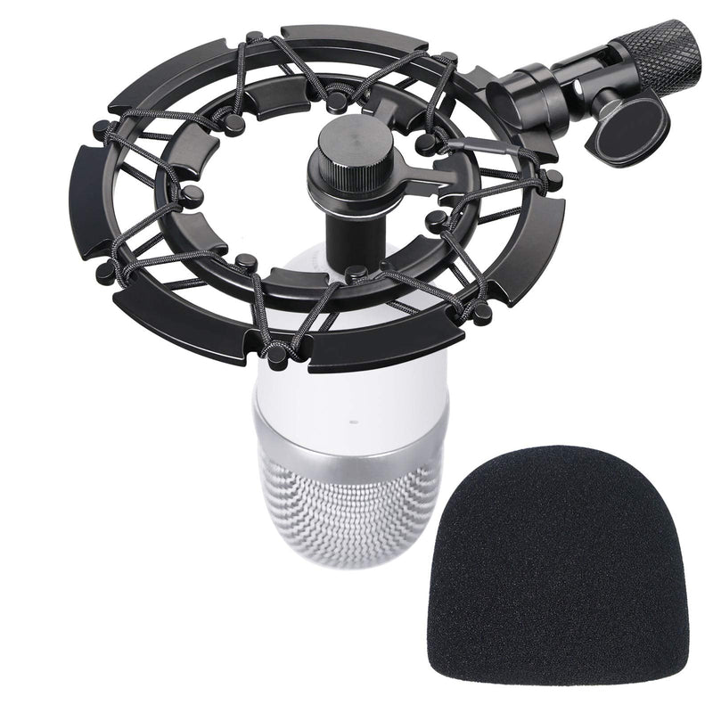  [AUSTRALIA] - Razer Seiren Mini Shock Mount and Pop Filter Matching Mic Boom Arm Stand, Compatible for Razer Seiren Mini Microphone by YOUSHARES