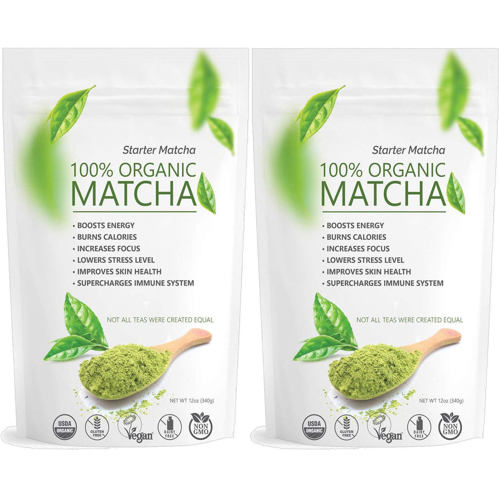  [AUSTRALIA] - Starter Matcha Organic Green Tea Powder - Culinary Grade 2x 12oz