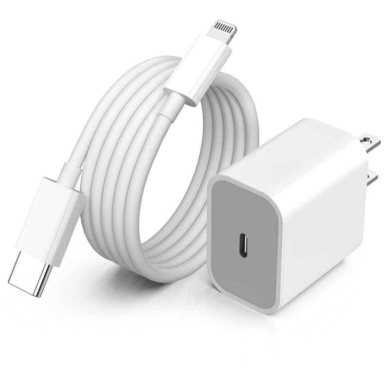  [AUSTRALIA] - iPhone Fast Charger Cable【Apple MFi Certified】20W PD USB C Wall Charger Type C Power Adapter Lightning Cable Fasting Charging Plug Compatible with iPhone 13/12 Pro/11/XS/Max/XR/X/8 Plus/SE 2020, iPad