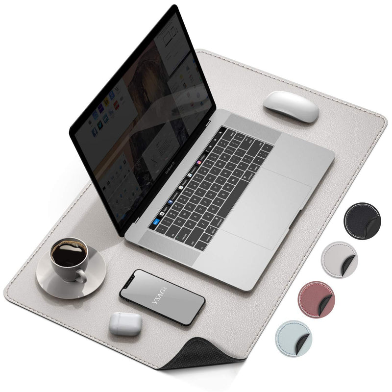 Anti-Slip Desk Pad Protector, Non-Slip Rubber Desk Mat, Large Mouse Pad Desk Writing Mat for Office/Home Use (Light Grey, 23.6"x13.7") Light Grey 23.6"x13.7" - LeoForward Australia