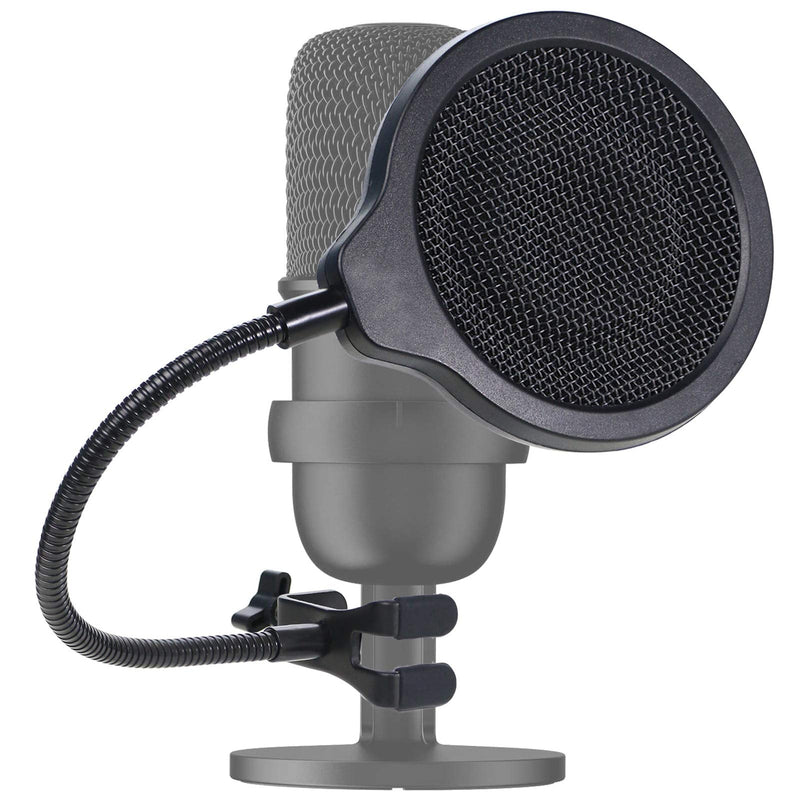  [AUSTRALIA] - HyperX SoloCast Mic Pop Filter - Professional 4 Inch 3 Layers Metal Windscreen Pop Screen Compatible with HyperX SoloCast Microphone by YOUSHARES Z Pop Filter