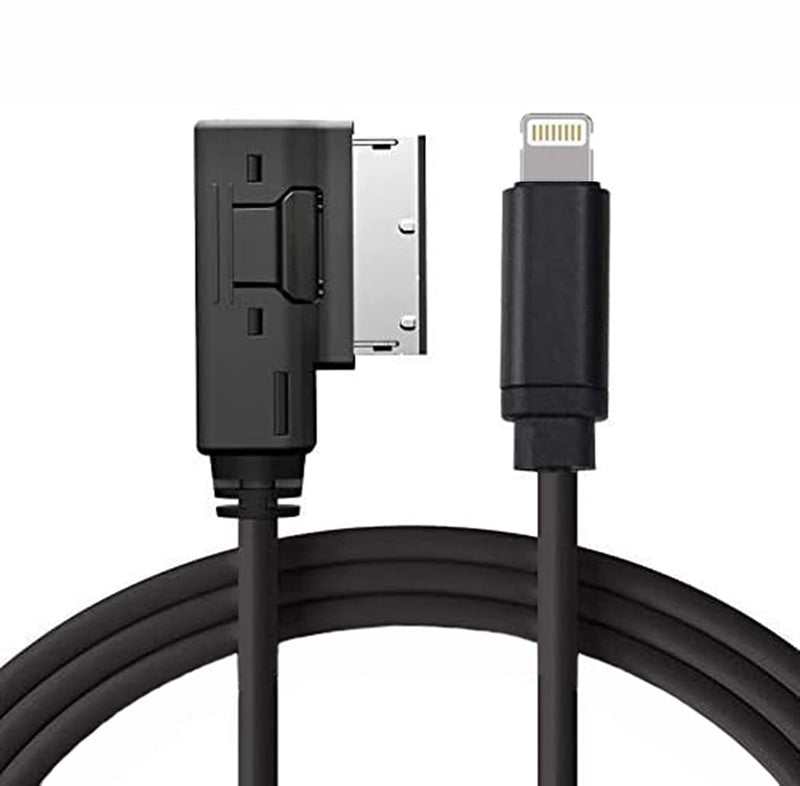  [AUSTRALIA] - Wahbite AMI MMI MDI Aux Interface Adapter Cord for iPhone 13 12 11 Xs Max XR X 8 7 6 Compatible with Audi A3/A4/A5/A6/A8/S4/S6/S8/TT, Car Audio Charging Dongle Compatible for VW Tiguan CC Magotan