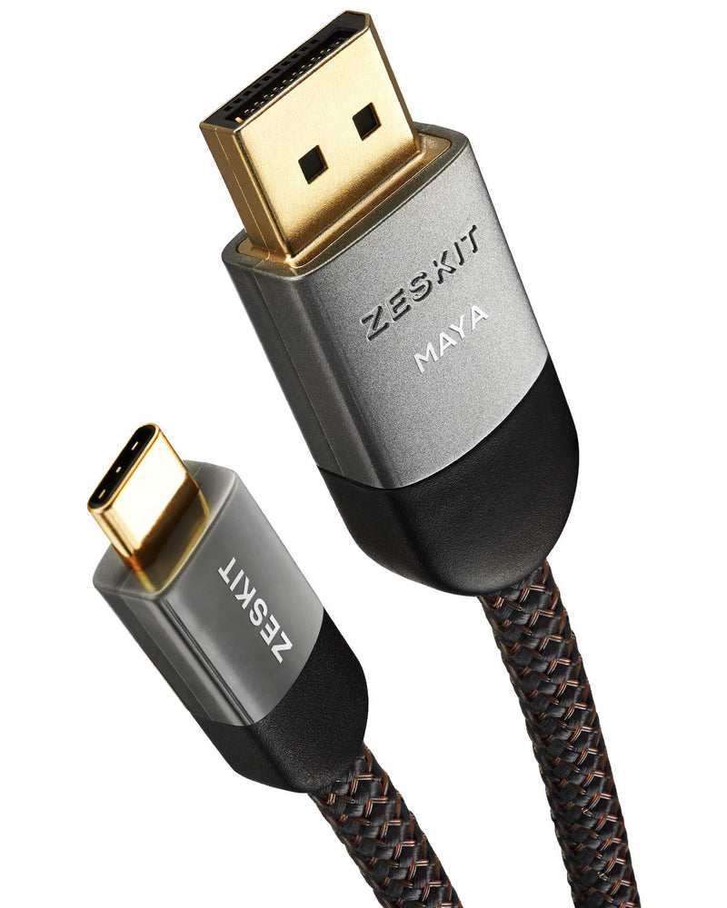  [AUSTRALIA] - Zeskit Maya Series USB-C to DP Cable 6ft DP 1.4 8K60 4K120 1080P240