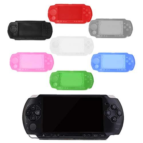  [AUSTRALIA] - Silicone Rubber Case Protective Soft Gel Cover Skin Shell for PSP2000 PSP 2000 3000 PSP3000 (Pink) Pink