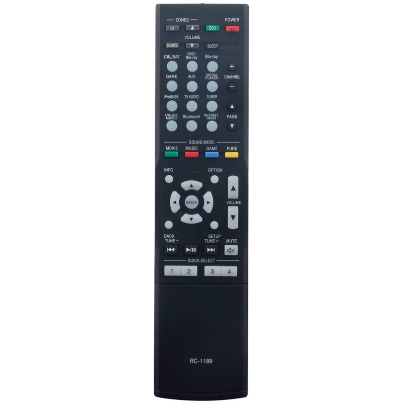 RC1189 RC-1189 Replacement Remote Control for Denon Audio/Video AV Receiver AVR-S710W AVR-S720W AVR-X1100W AVRX1200W AVRS700W AVRS710W AVRS720W AVRX1100W AVR-X1300W AVR-X1200W AVR-S700W 30701016700AD - LeoForward Australia