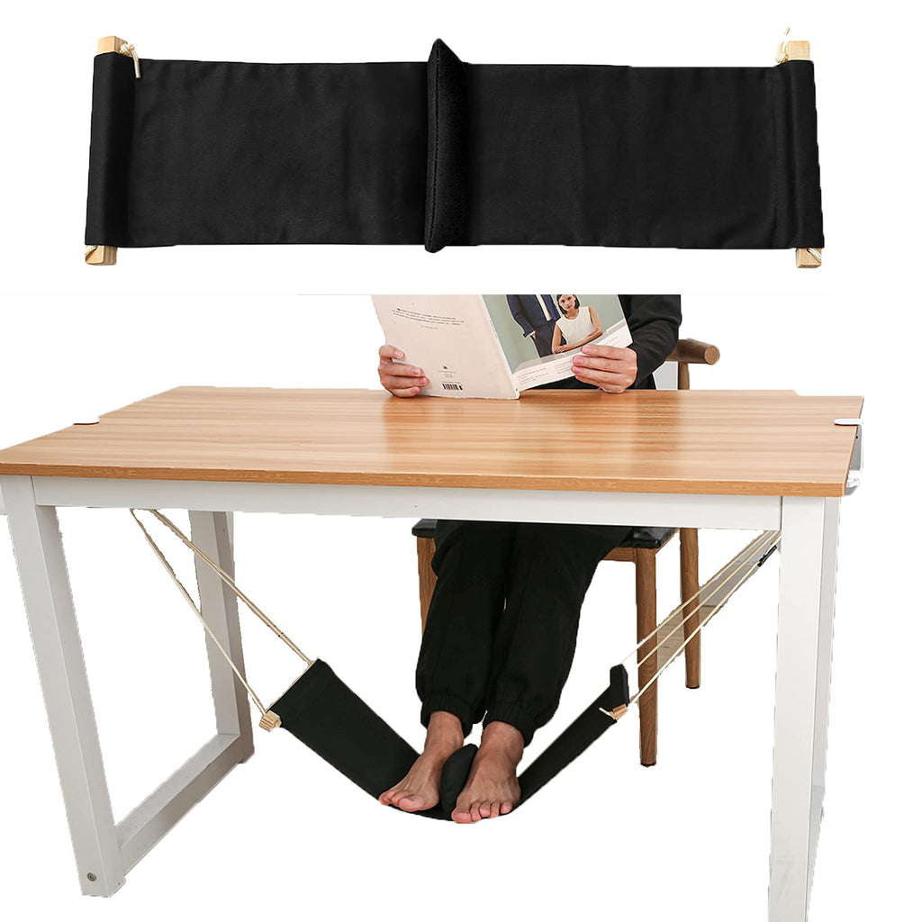 Yamasan Foot Hammock Under Desk with Separate Cushion Footrest Adjustable Office Foot Rest Under Desk Hammock Portable Desk Feet Hammock - LeoForward Australia