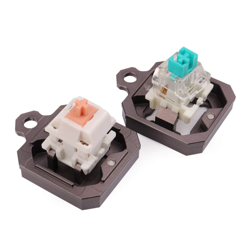 Gliging Metal Switch Opener Mechanical Keyboard Keycaps Lubricate Aluminum for Cherry Gateron Holy Panda and Kailh switches with Metal Magnet Gray - LeoForward Australia