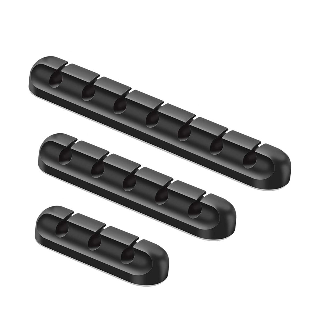  [AUSTRALIA] - Cable Clips, Cable Cord Organizer Cable Holder Management Cable Ties for Computer PC Laptop Electronics, Home, Office Desk Organization (3-5-7 Cable Clips) 3-5-7 Cable Clips