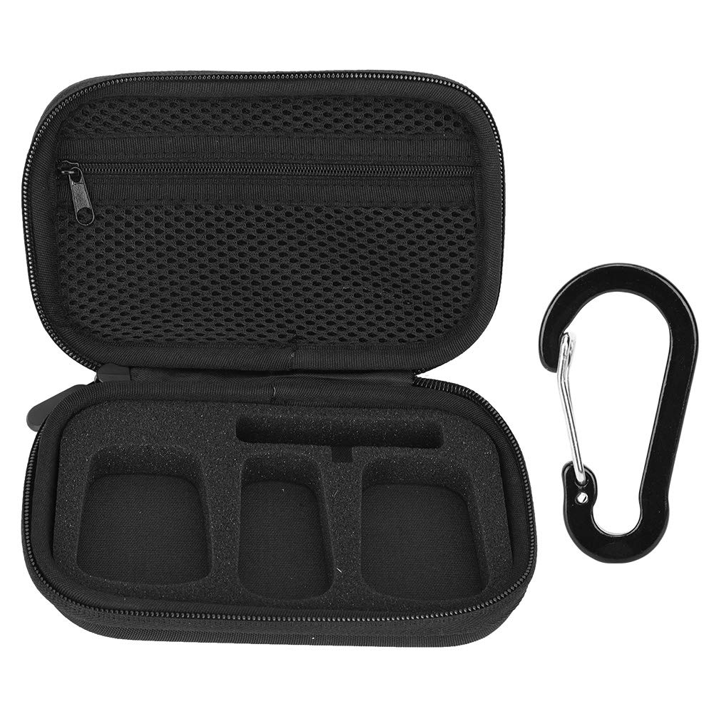  [AUSTRALIA] - Akozon Microphone Storage Bag Hard Carrying Travel Case Portable Hard Protective Case Storage Bag for Blink 500 B2 Wireless Microphone Black