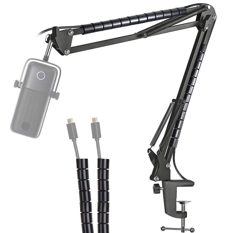 Mic Boom Arm Stand - Professional Adjustable Scissor Microphone Boom Arm Compatible with Elgato Wave:1 Microphone by YOUSHARES Mic Stand - LeoForward Australia