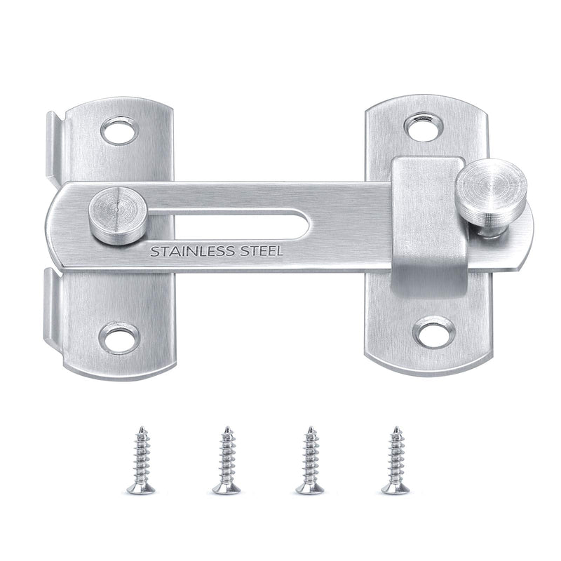  [AUSTRALIA] - Wapodeai Door Latch Premium Stainless Steel Gate Latches, Suitable for Barn Door Latch, Household, Bathroom, Outdoor, Garage, Primary Colors.