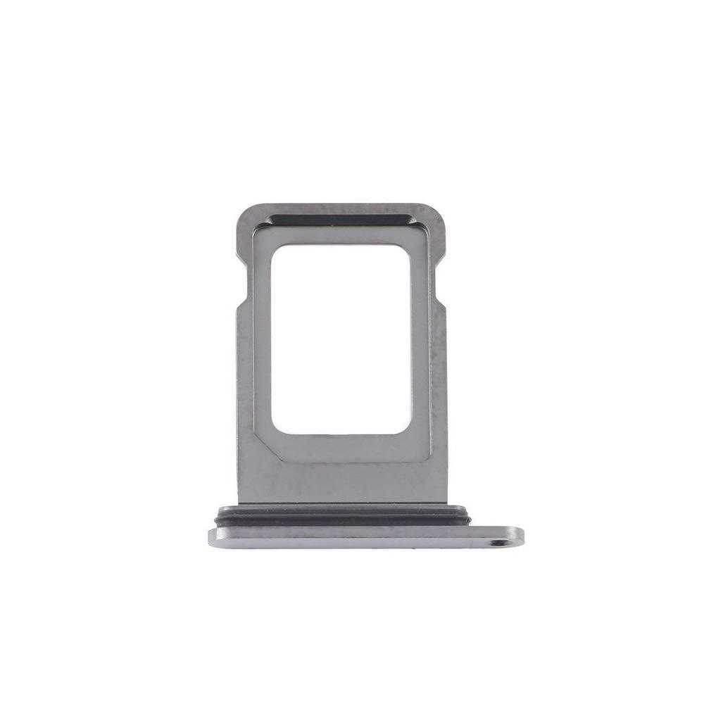 2X Single Sim Card Holder Slot SimCard Tray Replacement Compatible with iPhone 12 Pro Max 6.7 inch (Grey) Grey - LeoForward Australia
