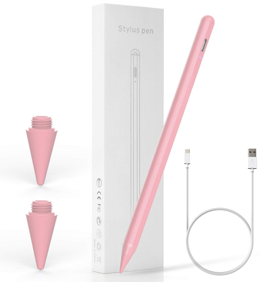  [AUSTRALIA] - Stylus Pen for ipad,with Palm Rejection,Tilt,Magnetic Function, Active Pencil Compatible with (2018-2021) Apple iPad Pro (11/12.9 Inch) iPad 6th/7th/8th/9th Gen,iPad Mini 5th Gen,iPad Air 3rd/4rd Gen pink