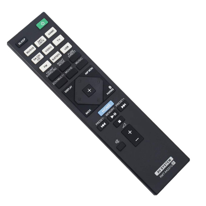 RMT-AA231U RMTAA231U Replace Remote Control fit for Sony AV Receiver Home Theater System STR-DH770 STRDH770 - LeoForward Australia