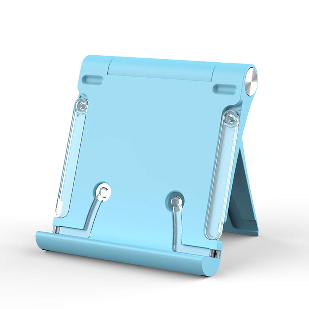  [AUSTRALIA] - U/D Qiviya Portable Reading Stand,Collapsible Book Holder,Multifunction Document Stand,Hands Free Mini Stand Holder with Adjustable Angle for iPad/Cellphone/Textbook/Cookbook/Musicbook/Document.(Blue) Blue