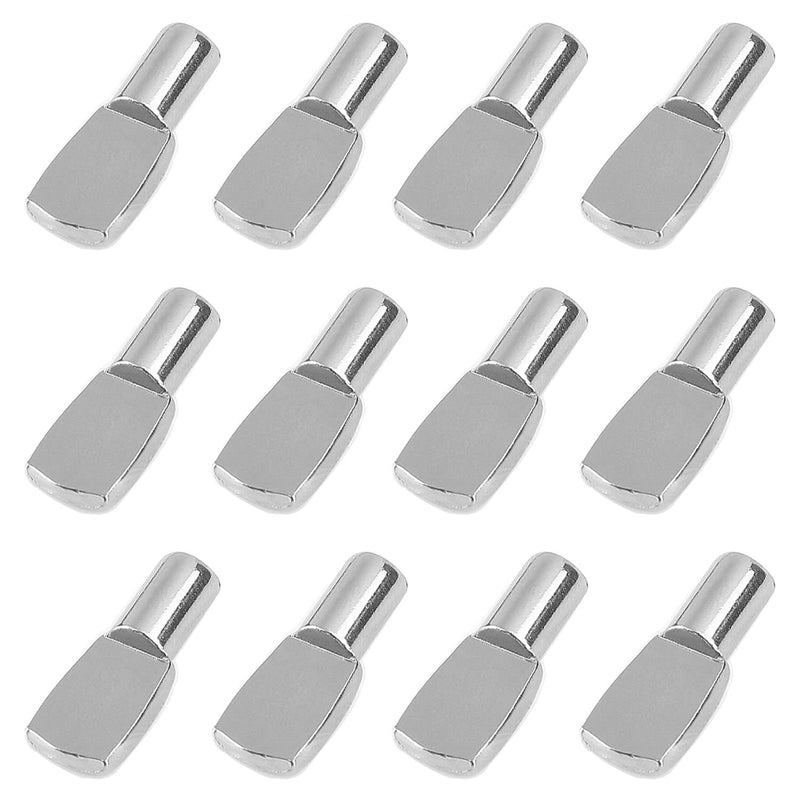  [AUSTRALIA] - 6mm Shelf Pegs,Fit 6mm Diameter Hole Cabinet Furniture Spoon Shape Support Pins for Shelves Nickel Plated(40 Pieces)