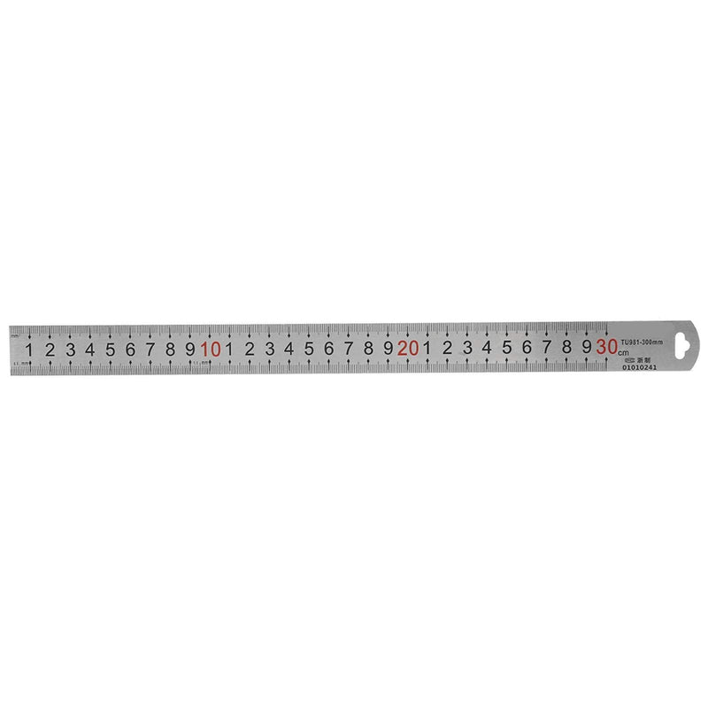  [AUSTRALIA] - Heayzoki 300mm Stainless Steel Ruler Measurement Tool Metric Markings,Thin Stainless Steel Ruler,Mesure Ruler,Widely Used in Woodworking Measure and Assistant Marking.