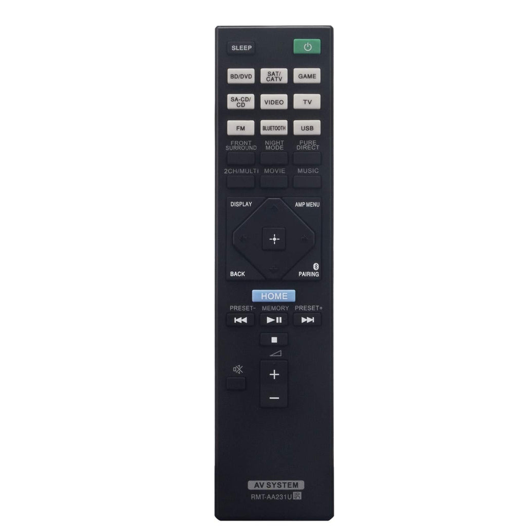 New RMT-AA231U Replaced Remote Control Fit for Sony Home Theater AV Receiver STRDH770 STR-DH770 - LeoForward Australia