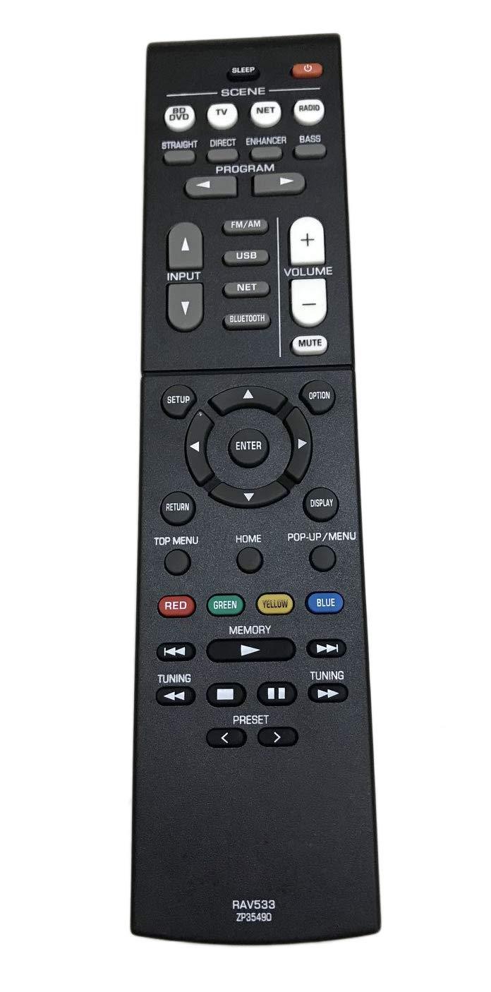 Replacement Remote Control for Yamaha RX-V379 RX-V381 RX-V383 RX-V385 HTR-3068 RX-V585 HTR-2067 RX-V479 RX-V479BL AV Receiver - LeoForward Australia