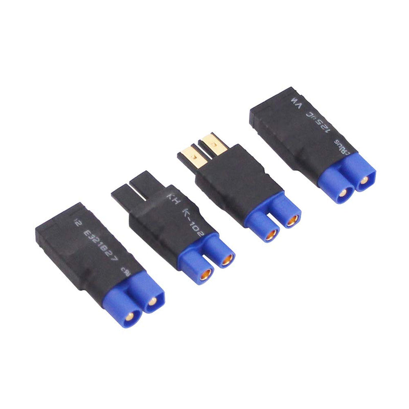  [AUSTRALIA] - OliRC 4pcs Compatible with TRX to EC3 Style Male Female RC Connector Adapter(C163-4)
